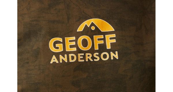 GEOFF ANDERSON - Tričko Organic Tee leaf oranž logo vel. L