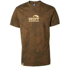 GEOFF ANDERSON - Tričko Organic Tee leaf oranž logo vel. XL