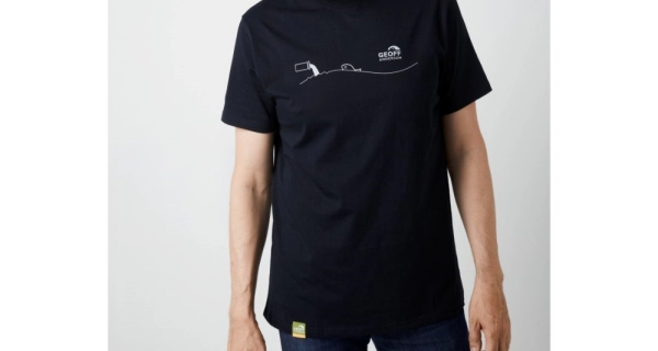 GEOFF ANDERSON - Tričko Organic Tee Pollution Black vel. 2XL