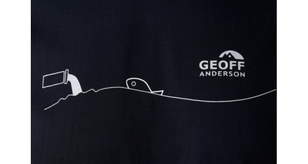 GEOFF ANDERSON - Tričko Organic Tee Pollution Black vel. 4XL