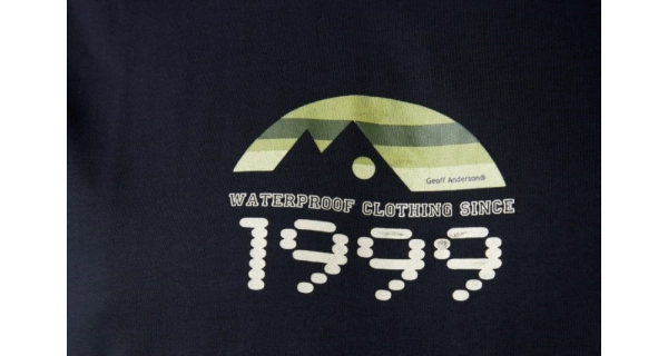 GEOFF ANDERSON - Tričko Organic Tee Retro 1999 Black vel. 3XL