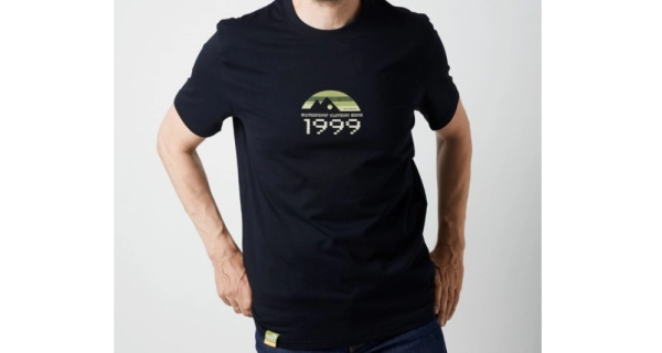 GEOFF ANDERSON - Tričko Organic Tee Retro 1999 Black vel. S