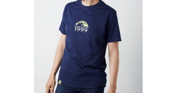 GEOFF ANDERSON - Tričko Organic Tee Retro 1999 Blue vel. L