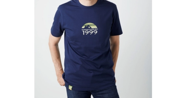 GEOFF ANDERSON - Tričko Organic Tee Retro 1999 Blue vel. L