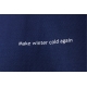 GEOFF ANDERSON - Tričko Organic Tee Winter Navi Blue vel. 2XL