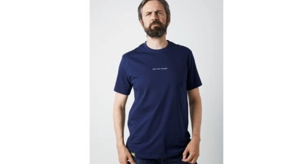 GEOFF ANDERSON - Tričko Organic Tee Winter Navi Blue vel. 4XL