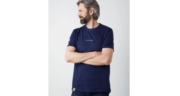 GEOFF ANDERSON - Tričko Organic Tee Winter Navi Blue vel. 4XL