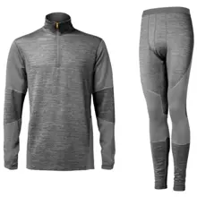 GEOFF ANDERSON - Triko Pulover WizWool 210 + Termokalhoty Šedé vel. 2XL