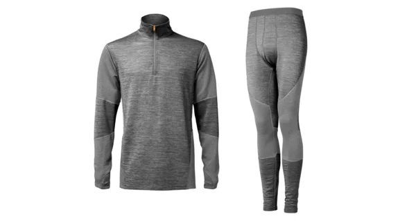 GEOFF ANDERSON - Triko Pulover WizWool 210 + Termokalhoty Šedé vel. L