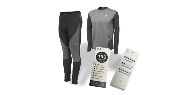 GEOFF ANDERSON - Triko WizWool 150 Pulover + Termokalhoty Šedé vel. XL