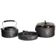 GIANTS FISHING - Akční set Sada nádobí s konvičkou + Nerezový thermo hrnek 400 ml