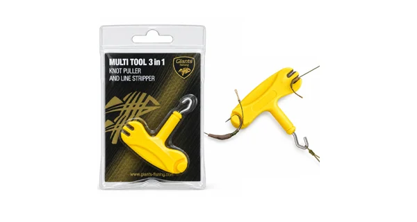 GIANTS FISHING - Dotahovač uzlů a stahovač šňůrek Multi Tool 3in1 Knot Puller and Line Stripper