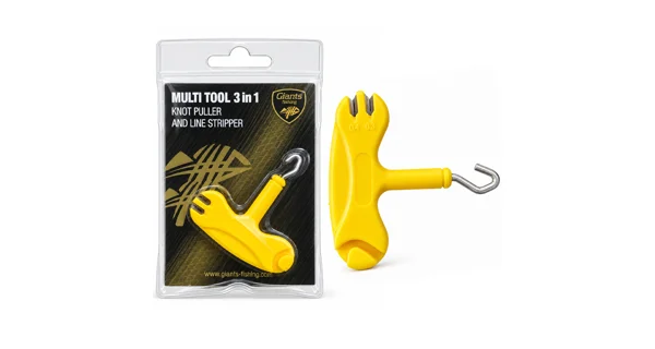 GIANTS FISHING - Dotahovač uzlů a stahovač šňůrek Multi Tool 3in1 Knot Puller and Line Stripper
