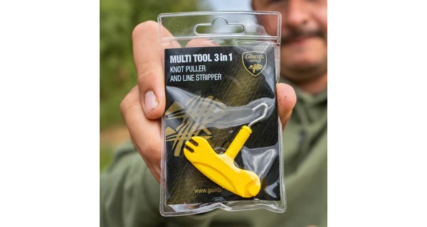 GIANTS FISHING - Dotahovač uzlů a stahovač šňůrek Multi Tool 3in1 Knot Puller and Line Stripper