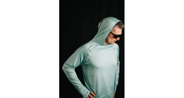 GIANTS FISHING - Funkční tričko s dlouhým rukávem UV50+Hoodie Blue vel. 2XL