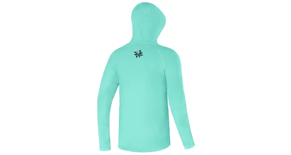 GIANTS FISHING - Funkční tričko s dlouhým rukávem UV50+Hoodie Blue vel. S