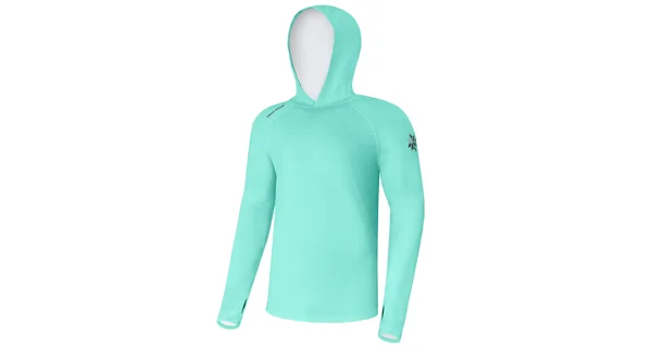 GIANTS FISHING - Funkční tričko s dlouhým rukávem UV50+Hoodie Blue vel. XL
