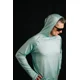 GIANTS FISHING - Funkční tričko s dlouhým rukávem UV50+Hoodie Blue vel. XL