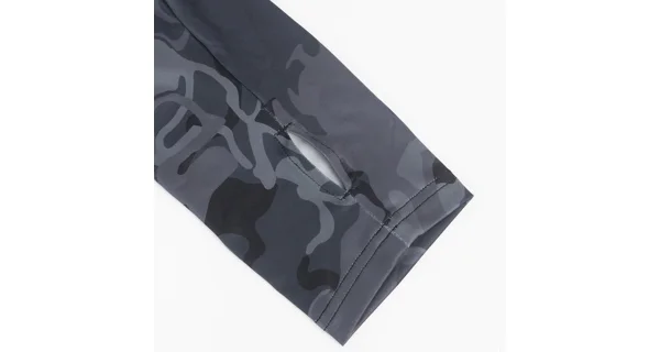 GIANTS FISHING - Funkční tričko s dlouhým rukávem UV50+Hoodie Camo Grey vel. S