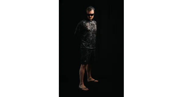 GIANTS FISHING - Funkční tričko s dlouhým rukávem UV50+Hoodie Camo Grey vel. S