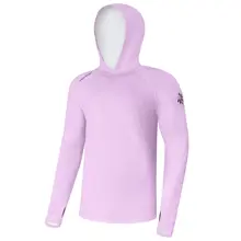 GIANTS FISHING - Funkční tričko s dlouhým rukávem UV50+Hoodie Purple vel. L