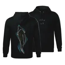 GIANTS FISHING - Mikina Kapr u hladiny Černá vel. 2XL