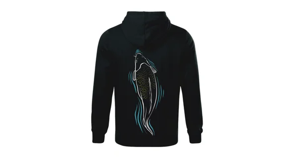 GIANTS FISHING - Mikina Kapr u hladiny Černá vel. S