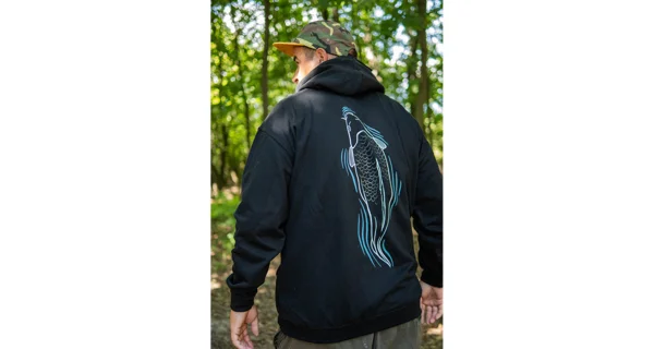 GIANTS FISHING - Mikina Kapr u hladiny Černá vel. S