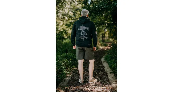 GIANTS FISHING - Mikina Tři kapři Černá vel. 3XL