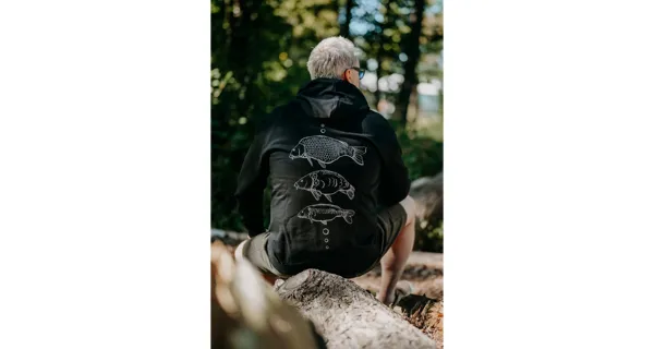 GIANTS FISHING - Mikina Tři kapři Černá vel. XL