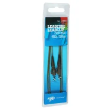 GIANTS FISHING - Montáž s olověnou šňůrkou Leadcore 45 lb Leadclip 2 ks Camo Brown 100 cm