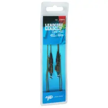 GIANTS FISHING - Montáž s olověnou šňůrkou Leadcore 45 lb Leadclip 2 ks Camo Weed 60 cm