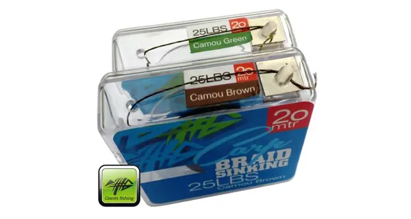 GIANTS FISHING - Návazcová šňůrka Carp Braid Sinking 35 lb 20 m Camou Green