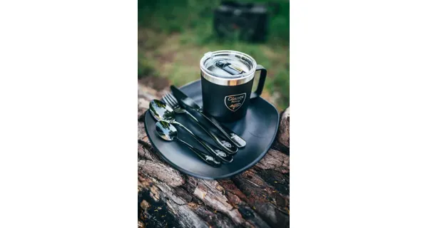GIANTS FISHING - Nerezový thermo hrnek Black Stainless 400 ml