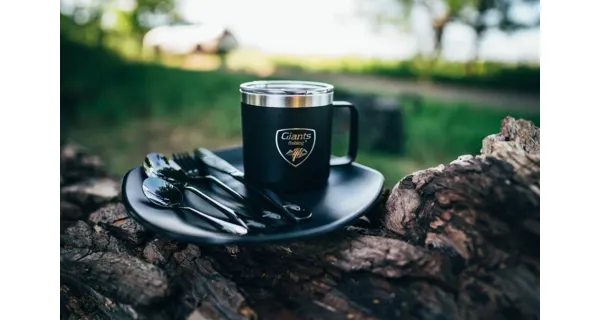 GIANTS FISHING - Nerezový thermo hrnek Black Stainless 400 ml