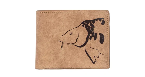 GIANTS FISHING - Peněženka hnědá hlava kapra Brown Wallet Carp Head