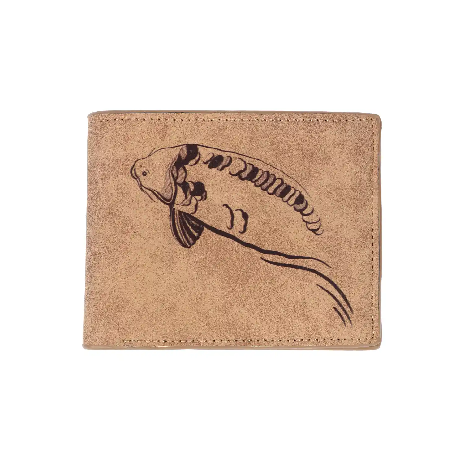 Giants fishing GIANTS FISHING - Peněženka hnědá plavající kapr Brown Wallet Swimming Carp