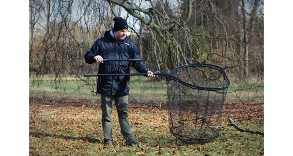 GIANTS FISHING - Podběrák Deluxe Landing Net Rubber 85x75 cm