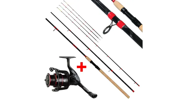 GIANTS FISHING - Prut Fluent MK2 Feeder 3,6 m 100 g + Naviják Gaube FD 4000