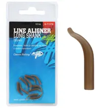GIANTS FISHING - Rovnátka na háček Line Aligner Long Shank Large Brown vel. 2-6 10 ks