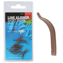 GIANTS FISHING - Rovnátka na háček Line Aligner Short Shank Large Brown vel. 2-6 10 ks