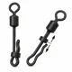 GIANTS FISHING - Rychlovýměnný obratlík s klipem Clam Lock Quick Change Swivel 30 kg vel. 8 10 ks
