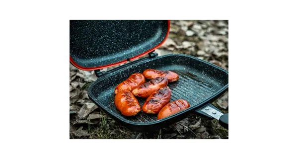 GIANTS FISHING - Set Pánev na vaření Eazi Pan Medium + Nerezový thermo hrnek 400 ml