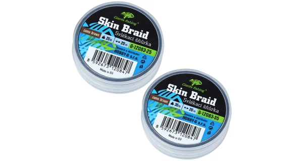 GIANTS FISHING - Svlékací šnůra Carp Line Skin Braid 25 lb 20 m Camo Brown