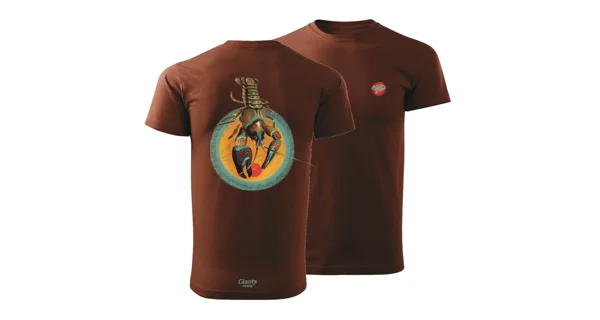 GIANTS FISHING - Tričko Rak Hnědé vel. 3XL