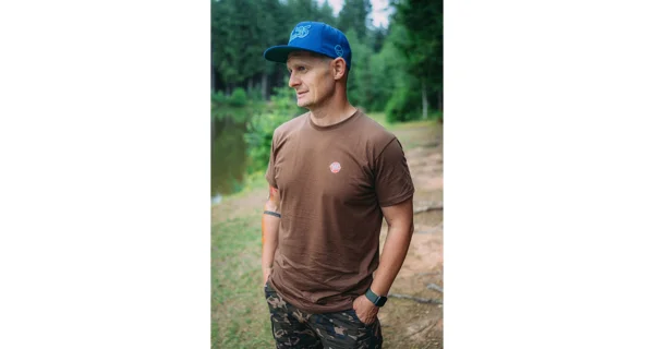 GIANTS FISHING - Tričko Rak Hnědé vel. L