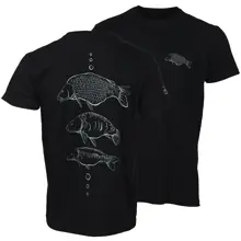 GIANTS FISHING - Tričko Tři kapři Černé vel. 3XL