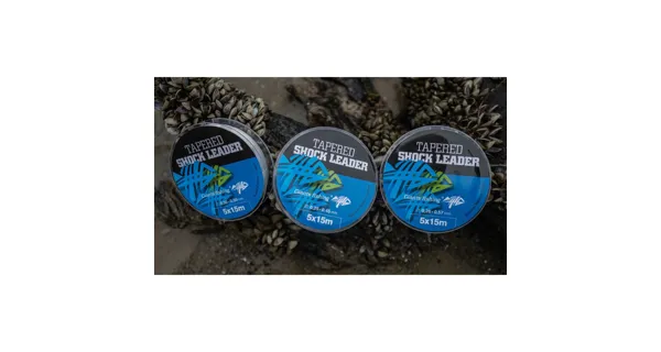 GIANTS FISHING - Ujímaný šokový vlasec Tapered Shock Leader 0,30-0,50 mm 15 m