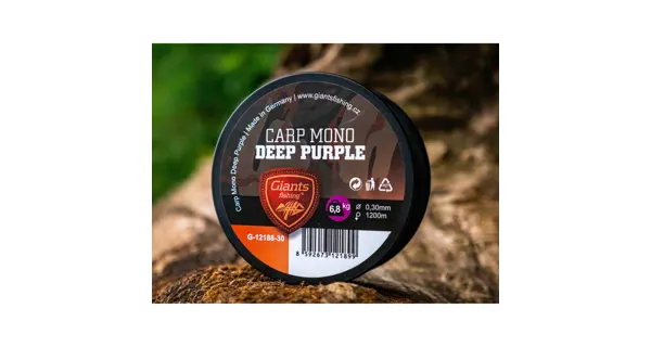 GIANTS FISHING - Vlasec Carp Mono Deep Purple 0,30 mm 6,8 kg 1200 m