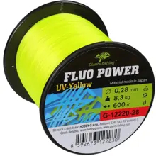GIANTS FISHING - Vlasec Fluo Power UV-Yellow 0,30 mm 9,6 kg 600 m
